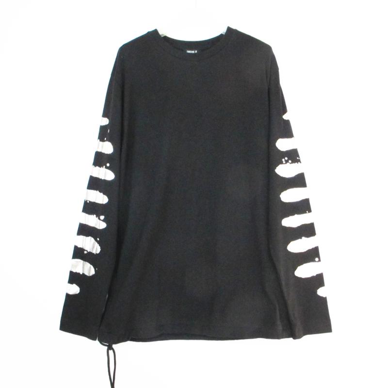 F21专柜正品休闲运动风圆领长袖春秋T恤男138853