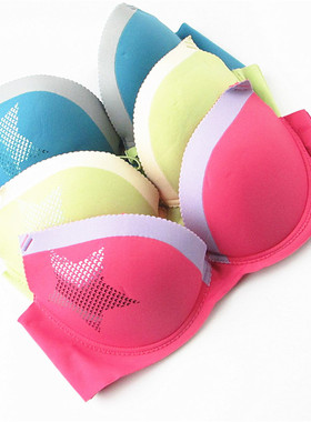 欧系列正品c-12-7-2-3星星亮片可卸肩带聚拢胸罩内衣文胸RA23145