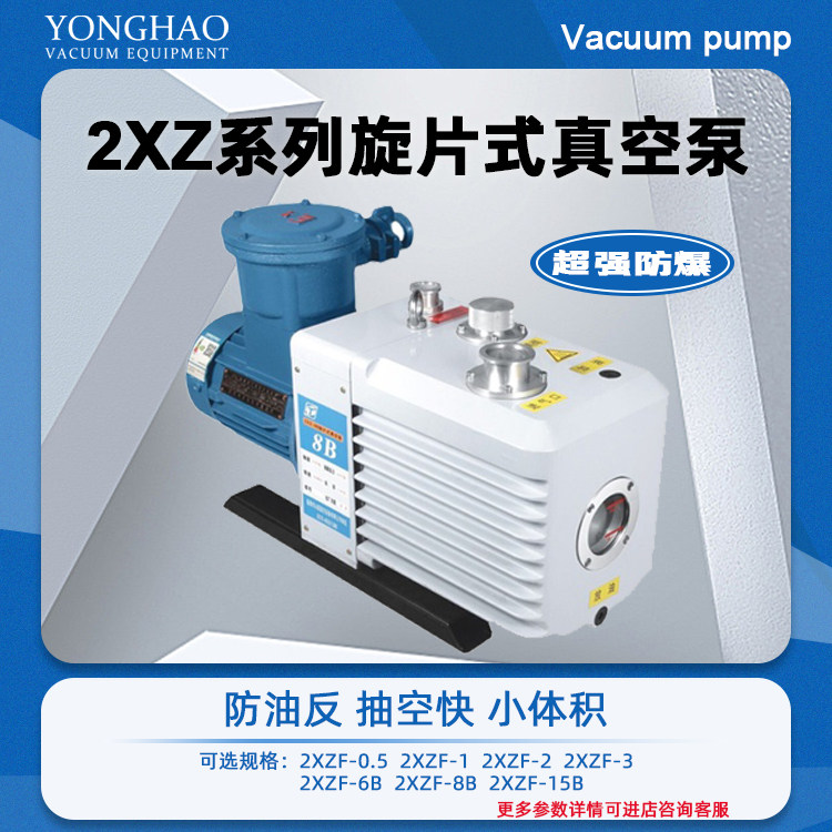 临海永昊防爆真空泵2XZF-1/2/4直联旋片式真空泵1/2/4/8升防爆泵