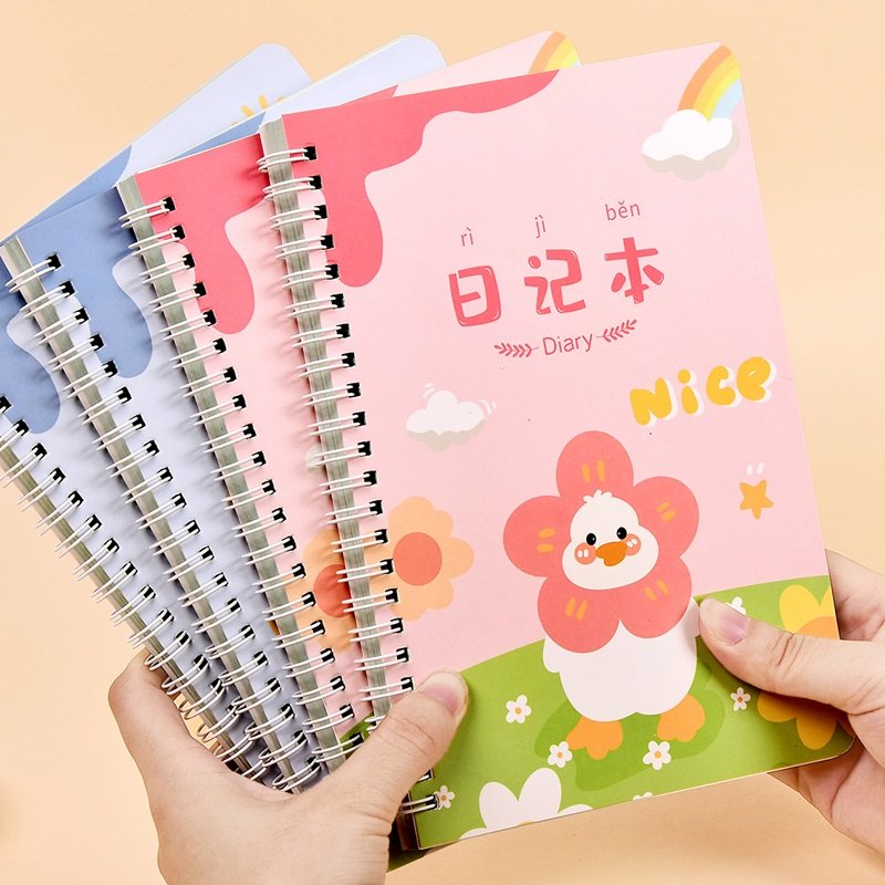 日记本小学生线圈本田字格一年级二年级四五六三年级周记本子写话本
