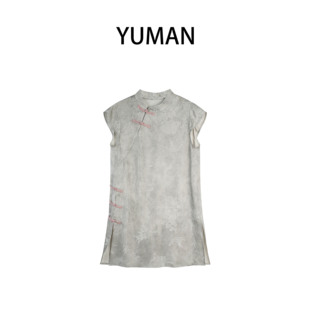 羽曼YUHAN～重奢定制～100%人絲香云紗上衣MM813