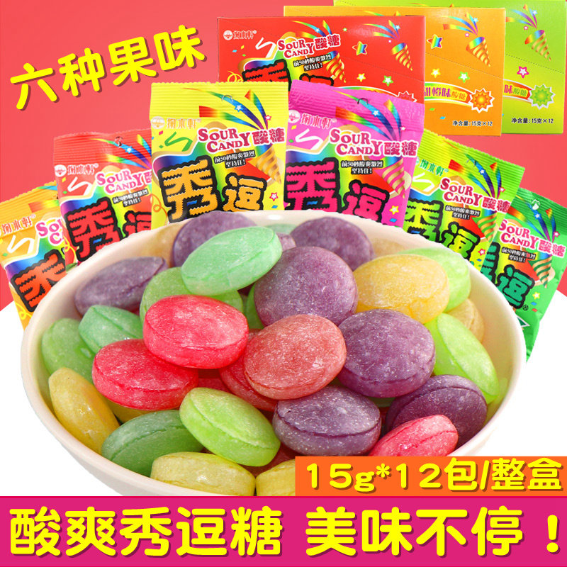 Taiwan Imported Slayers sugar Super acid Fruity Fruit drop flavor 15g*12 Tricky foodin the Snacks/Nuts/Specialty , Sweets and snacks/Jelly/Pudding , Candy  category - from Buy2taobao.com to provide professional Taobao agent buy service