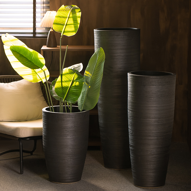 花瓶景德镇花盆兆宸陶瓷手工中式