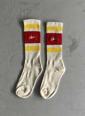 Corteiz 新款秋冬学院风高中生百搭小红书白日梦篮球袜自营中筒袜