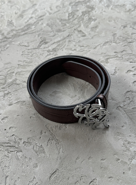Mertra 新款百搭男女款Top-grain cowhide belt-brown 棕色真皮带