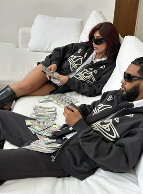 Broken Planet 新款个性化小众欧美纯棉卫衣卫裤套装透气宽松潮牌