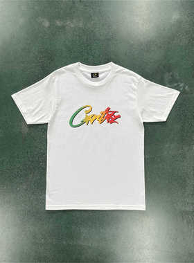 CorteizFrenchColourwayTee美式街头潮牌彩色字母短袖T恤纯棉