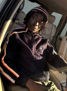 Corteiz 男女保暖 MULTI STRIPE KNIT ZIP UP 多色条纹针织拉链衫