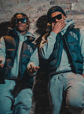 Trapstar 国旗羽绒棉服马甲男士2024爆新款银色秋冬季运动休闲潮