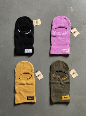 Corteiz 户外帽子围脖头套加绒加厚秋冬男女防寒保暖登山骑行面罩