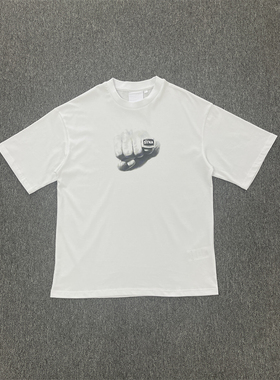 SYNA 夏季男女 CHAMPIONSHIP RING PRINTED TEE 冠军戒指白色T恤
