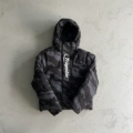 White Printed Camouflage Jacket