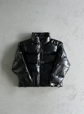 Trapstar Irongate Embossed Puffer男士新款无帽亮面夹克UK原创