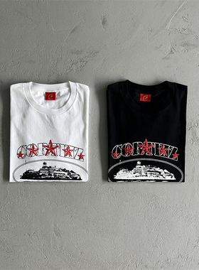 Corteiz 5 Star T-Shirt男士星星短袖高品质CRTZ原创国际潮流上衣
