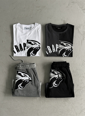 Trapstar Shooter Shorts Sets男士T恤短裤套装原创eagle Drill