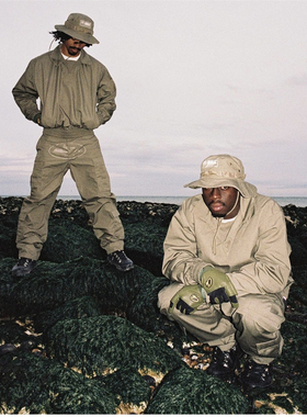 Corteiz 新款恶魔岛街舞教练夹克外套男女同款棒美式复古上衣宽松