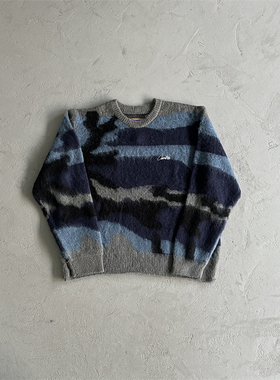 Corteiz Mohair Knit Sweater男士针织迷彩毛衣高品质原创CRTZ