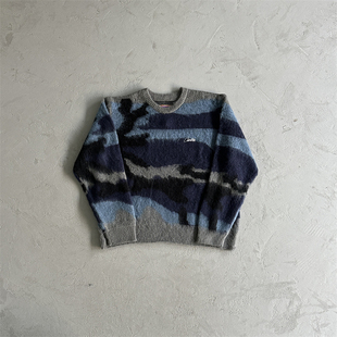 Sweater男士 Knit 针织迷彩毛衣高品质原创CRTZ Mohair Corteiz