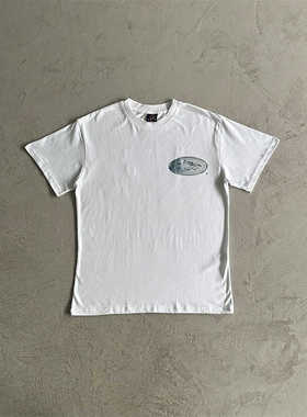 Corteiz 恶魔岛宽松高质量时尚透气圆领T恤男女同款纯棉休闲短袖