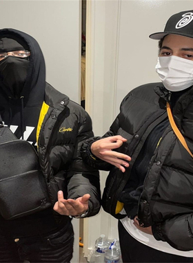 Corteiz 新款时尚刺绣高质量棉服夹克外套男女同款美式羽绒棉衣潮