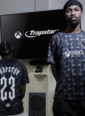 Trapstar 原创男装宽松 圆领健身足球服球衣短裤女训练加大码夏季