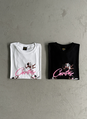 Corteiz 新款恶搞刺绣百搭印花夏季圆领时尚流行修身文化短袖T恤