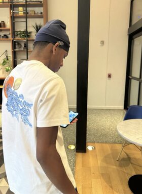 SYNA pill Tee前后趣味印花短袖T恤Central cee潮牌高品质T-shirt