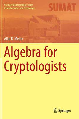 预订 Algebra for Cryptologists