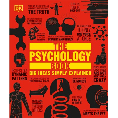 预订 心理学书:大思想的简单解释 DK Big Ideas DK 人类的思想系列 心理学-历史 英文版 The Psychology Book: Big Ideas Simply