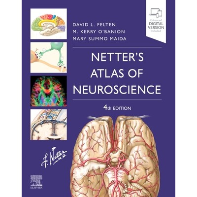 Netter’s Atlas of Neuroscience 内特的神经科学地图集 9780323756549