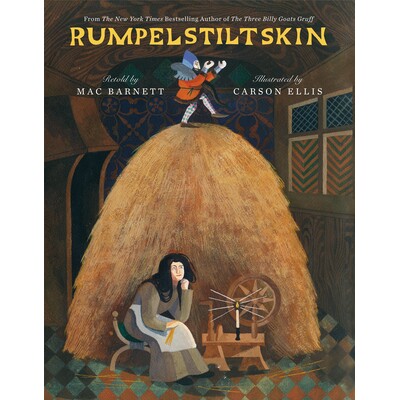 现货 侏儒妖 Carson Ellis插画 凯迪克奖作家 Mac Barnett 精装绘本 英文原版 Rumpelstiltskin