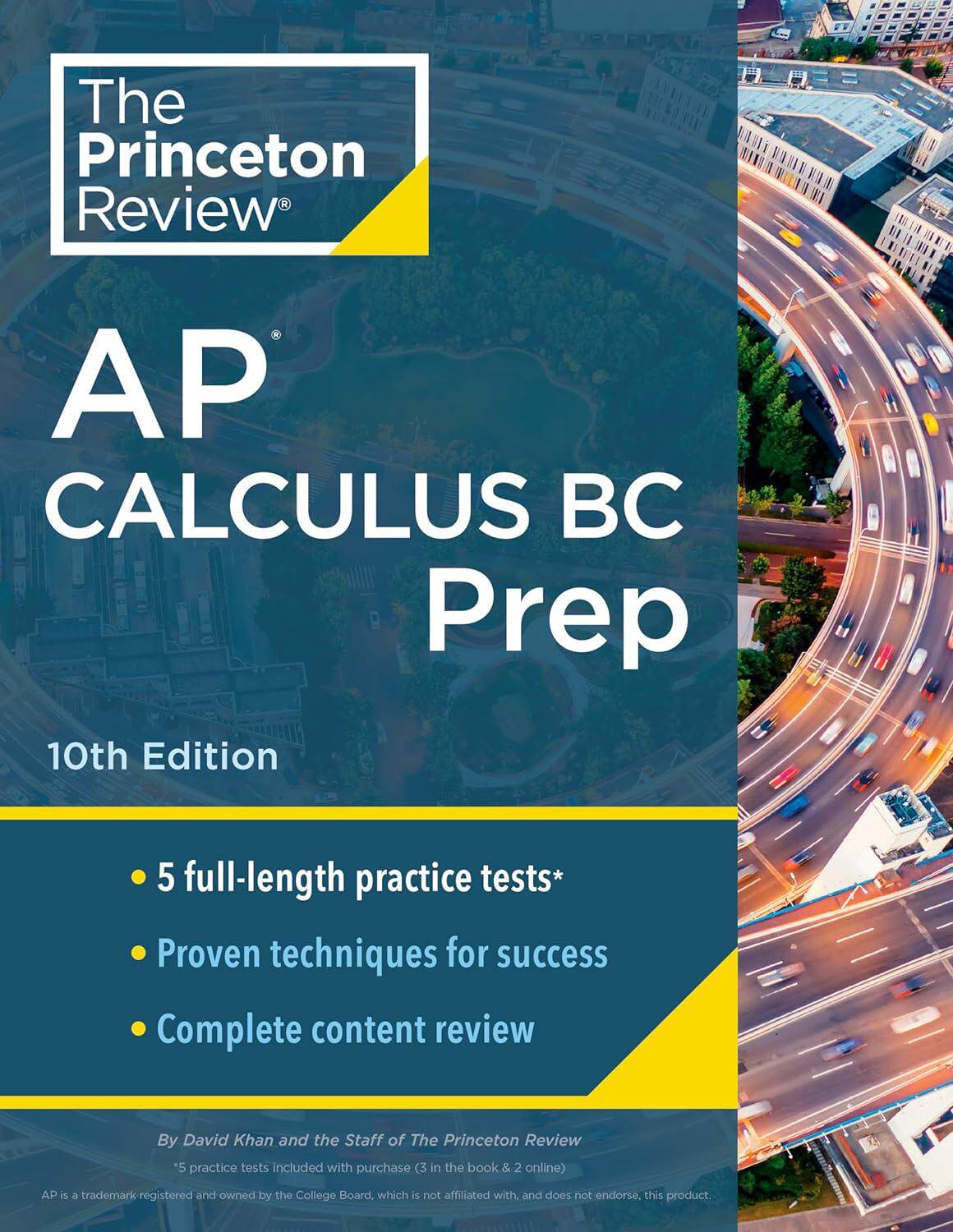 预订 Princeton Review AP Calculus BC Prep, 2024: 5 Practice Tests + Complete Content Review + Strategies