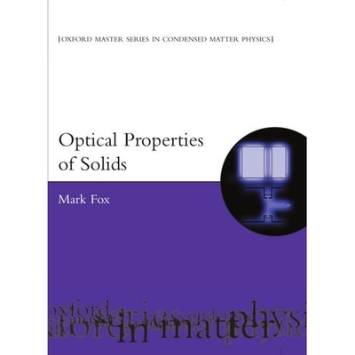 Optical Properties of Solids 固体光学性质 9780198506133
