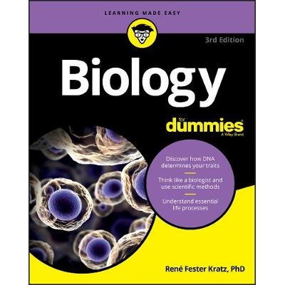 预售  Biology For Dummies 3Rd Edition 生物学达人迷 第3版 9781119345374