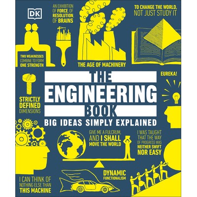 预订 工程书籍:简单解释大创意 DK Big Ideas DK 人类的思想系列 技术与工程 - 参考 英文版 The Engineering Book: Big Ideas Si