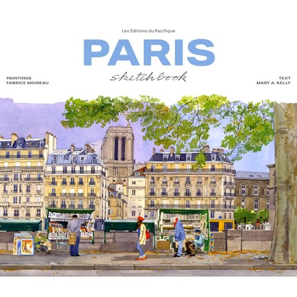 现货 Paris sketchbook 巴黎-水彩: 9782878682847