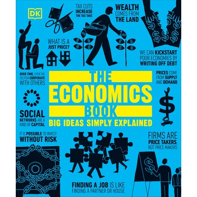 预订 经济学书籍:简单解释大思想 DK Big Ideas DK 人类的思想系列 商业与经济学 - 经济学 - 理论 英文版 The Economics Book: B
