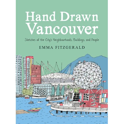 预订 手绘温哥华 旅行 加拿大 西部省份 手绘版 英文 Hand Drawn Vancouver