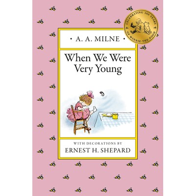 预订 当我们还很小的时候 经典童书 儿童经典文学 英文 小熊维尼 Winnie-The-Pooh When We Were Very Young:9780525444459