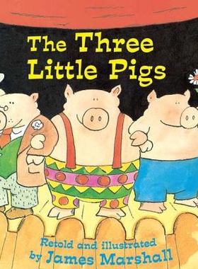预订 三只小猪 英文 传说神话寓言  The Three Little Pigs