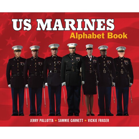 预订 美国海军陆战队字母书 认知启蒙 字母科普 英文 US Marines Alphabet Book:9781570919572