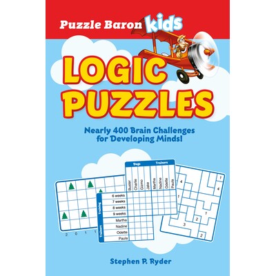 预订 Puzzle Baron 的儿童逻辑谜题:近 400 个有助于发展思维的大脑挑战 *游戏书 儿童游戏书 趣味活动书 拼图男爵 英文 Puzzle B