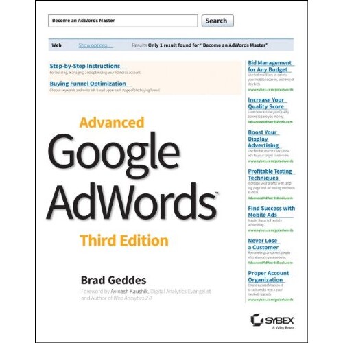 Advanced Google Adwords, 3Rd Edition 先进的谷歌关键字广告 9781118819562