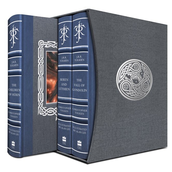 现货  中土世界故事集套装 J&middot;R&middot;R&middot;托尔金《指环王》作者 奇幻文学经典 阿兰李插画 英文原版 Great Tales of Middle-earth Boxe