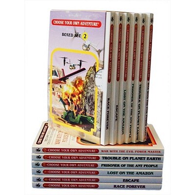 预订 选择你自己的冒险 6本书盒装套装 #2 冒险故事 生存故事 英文 Choose Your Own Adventure 儿童冒险小说 章节书 Choose Your