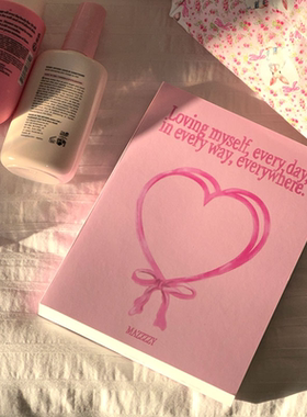 韩国mazzzzy甜美可爱少女ins风万年型日程计划本日记手账笔记事本