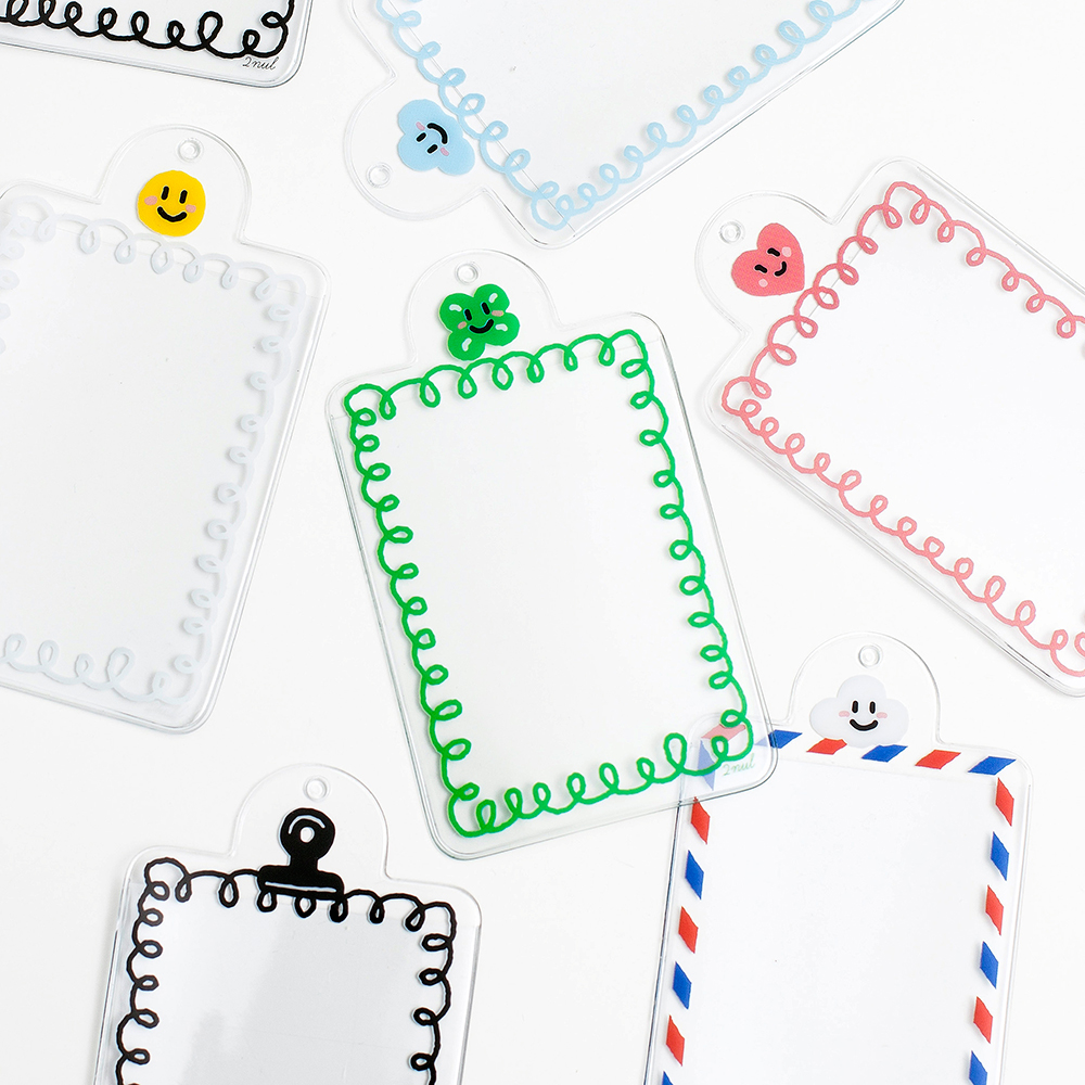 透明PVC小卡卡套人生四格照片套