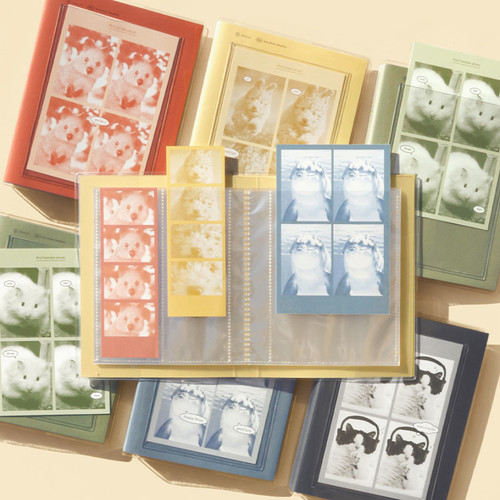 BeOnD贴纸四格相片明信片相册