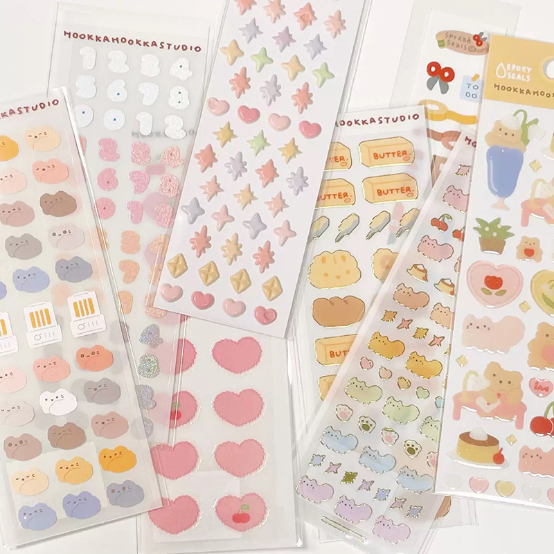 贴纸手账素材咕卡手机装饰贴