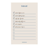 Korean PAPERIAN minimalist daily, weekly, monthly and annual plan tear-off sticky note book shopping list and schedule memo 80 sheets thumbnail 5
